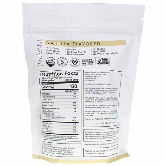 Plant Based Protein, TRV